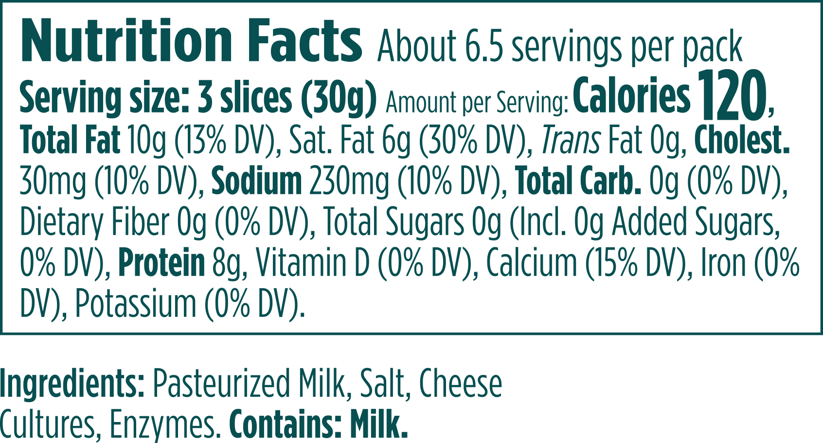 NUTRITIONAL INFO