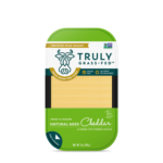 natural aged cheddar cheese slices