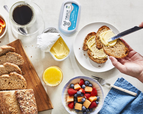 breakfast items on table