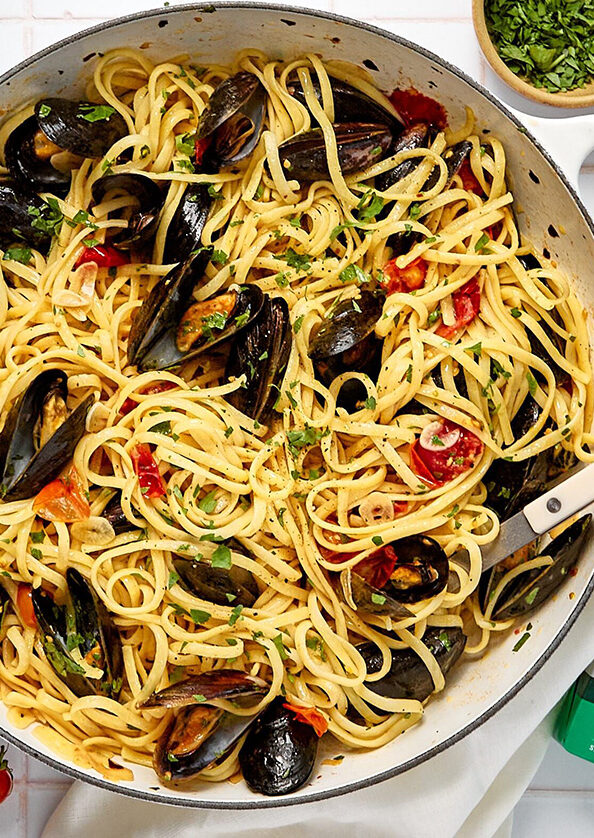 mussel linguine