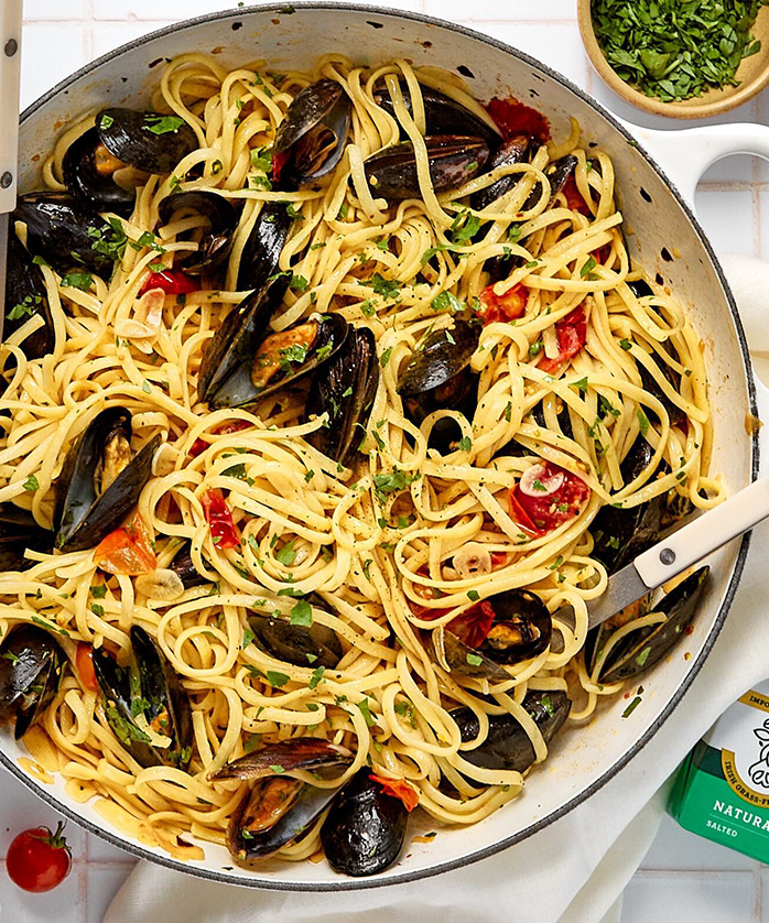 mussel linguine